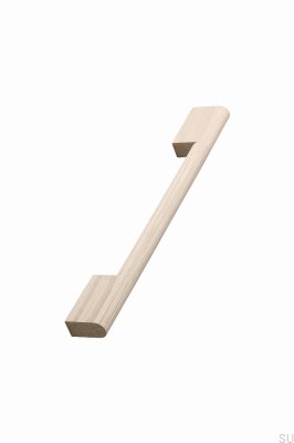 Fortis 448+512 poignée de meuble oblongue, en bois, chêne, non vernie