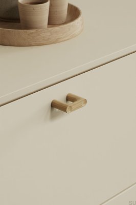 Bouton de meuble en bois Punto 32, chêne