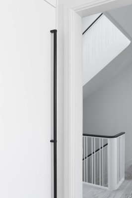 Poignée de meuble oblongue Big à découper 2X 640 Inox Noir Mat