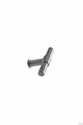 Bouton de meuble T-Bar Knot 75 Acier Argenté Poli