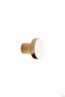 Bouton de meuble Dot 30 Laiton Doré Poli Non Verni