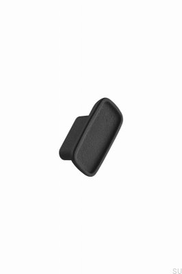 Bouton de meuble Ink 32 en fonte noir mat
