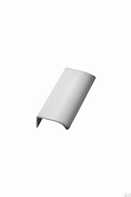 Edge Straight 100 Furniture Edge Poignée de Meuble Aluminium Blanc