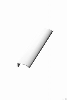 Poignée de meuble Edge Straight 200 en aluminium chromé