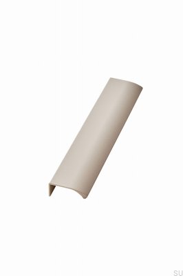 Poignée de meuble Edge Straight 200 en aluminium beige