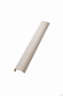 Poignée de meuble Edge Straight 350 en aluminium beige