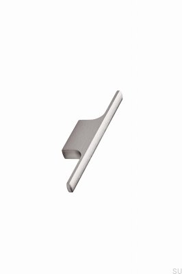 Poignée de meuble longitudinale Tau 32, aluminium, argent