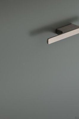 Poignée de meuble longitudinale Tau 32, aluminium, argent