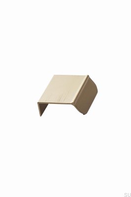 Poignée de meuble Accent 32 bords, aluminium brossé doré