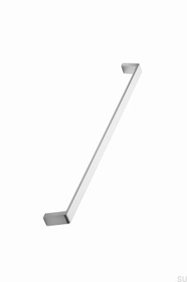 Poignée de meuble longitudinale Seam 320, aluminium argenté