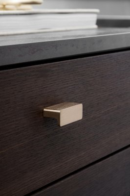 Bouton de meuble Elan 32 or brossé