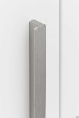 Poignée de meuble oblongue Elan 160+544+1088 Aluminium Argent