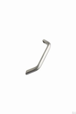 Poignée de meuble oblongue Space 128 Aluminium Argent