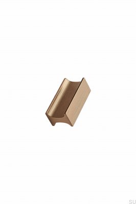 Bouton de meuble Track 32 Aluminium Brossé Doré