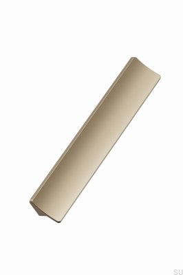 Poignée de meuble oblongue Ciel 160 Aluminium Or Mat