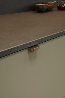 Poignée de meuble Edge Comet 32 Aluminium Or Mat