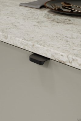 Poignée de meuble Edge Comet 32 Aluminium Noir Mat