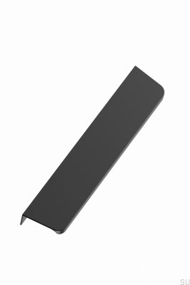 Poignée de meuble Edge Comet 160 Aluminium Noir Mat