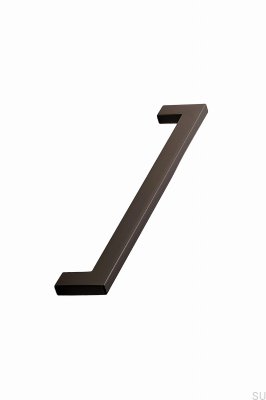 Poignée de meuble allongée Flat 192 Metal Dark Brown