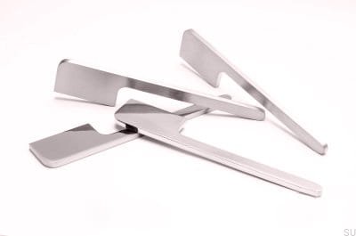 Poignée de meuble Soft Cut 200 Argent, Acier, Brossé