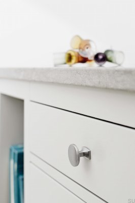Bouton de meuble Classic 34 Métal Argent