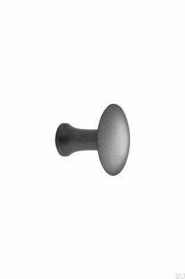 Bouton de meuble en métal gris Castle 37.8