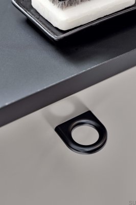 Bouton de meuble Luck 32 Métal Noir Mat