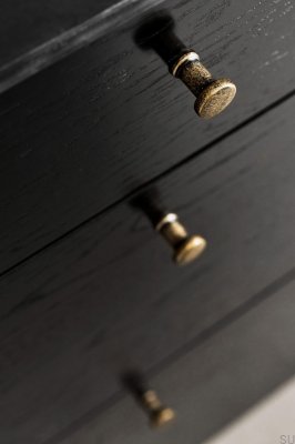 Bouton de meuble en métal doré antique Gate 18.2