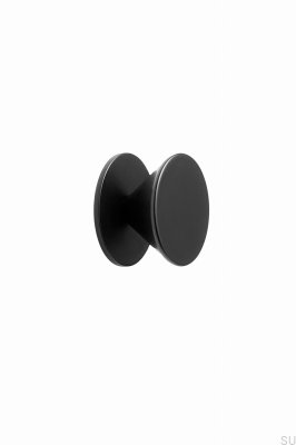 Bouton de meuble Orbit 35.8 en métal noir mat