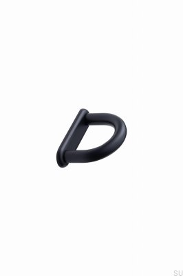 Bouton de meuble D-Lite 32 en métal noir mat
