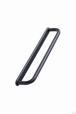 Poignée de meuble oblongue D-Lite 160, métal, noir mat