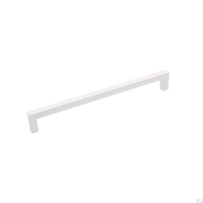 Poignée de meuble oblongue 0143 192 Blanc mat