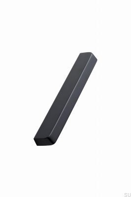 Poignée de meuble oblongue Guild 160, Métal Noir Mat