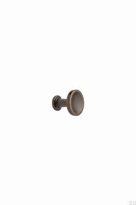 Bouton de meuble en métal bronze antique Chateau 30