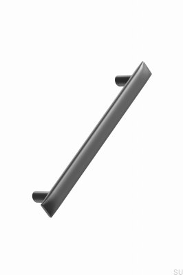 Poignée de meuble oblongue Flow 320 Gun-Metal