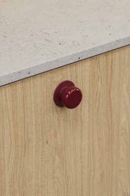 Bouton de meuble Colette 16 Métal Rouge