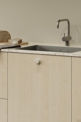 Bouton de meuble Colette 16 Métal Beige