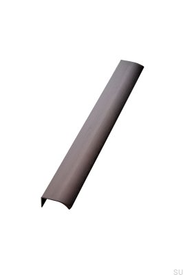 Poignée de meuble Edge Straight 350 en aluminium bronze antique