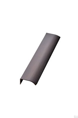 Poignée de meuble Edge Straight 200 en aluminium bronze antique