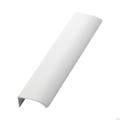 Edge Straight 200 Furniture Edge Poignée de meubles en aluminium blanc