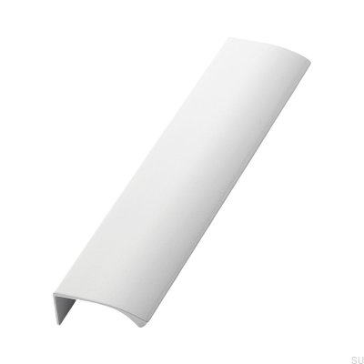 Edge Straight 200 Furniture Edge Poignée de meubles en aluminium blanc