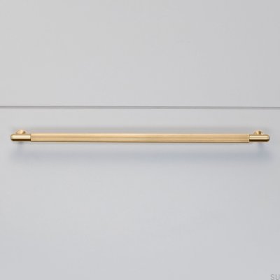 Poignée de meuble allongée en laiton Linear 325