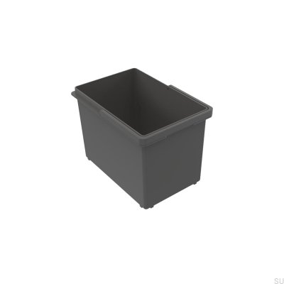Poubelle Future Gris Foncé 8l