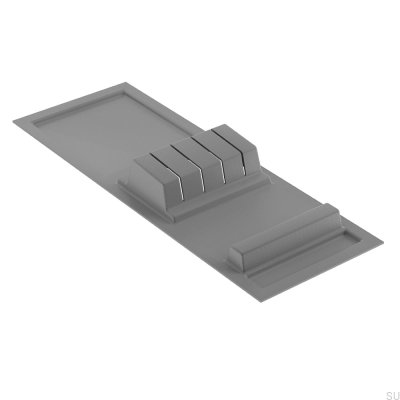 Insert de couteau Basic Gris foncé 148x410mm