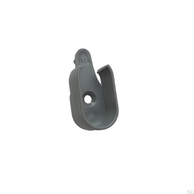 Support tringle pour penderie, gris foncé
