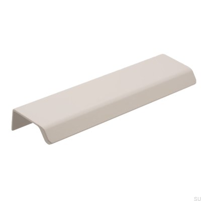 Poignée de meuble Edge Side 160 Aluminium Gris