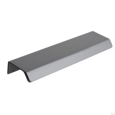Poignée de meuble Edge Side 160 Aluminium Graphite