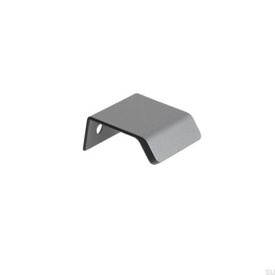 Poignée de meuble Edge Side 40 Aluminium Graphite