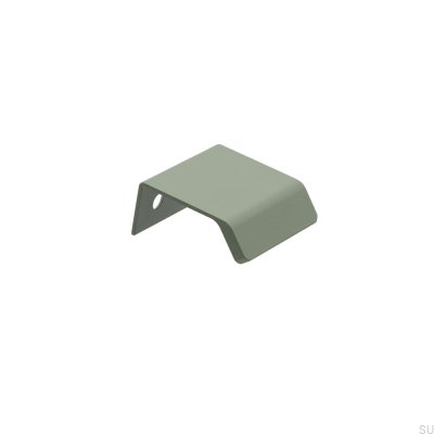Poignée de meuble Edge Side 40 Aluminium Vert