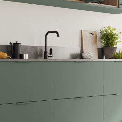 Poignée de meuble Edge Side 40 Aluminium Vert